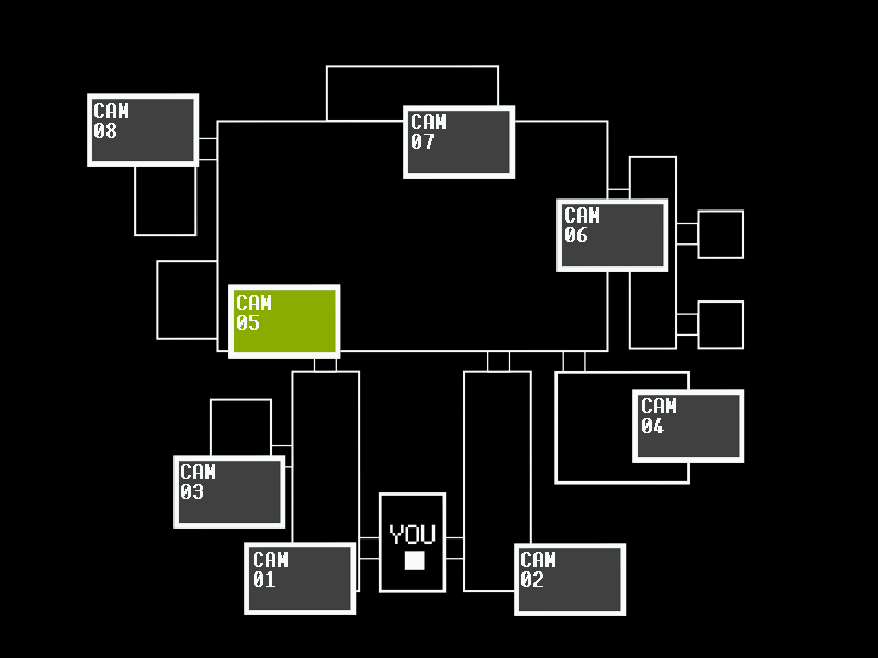 Карта камер фнаф 1